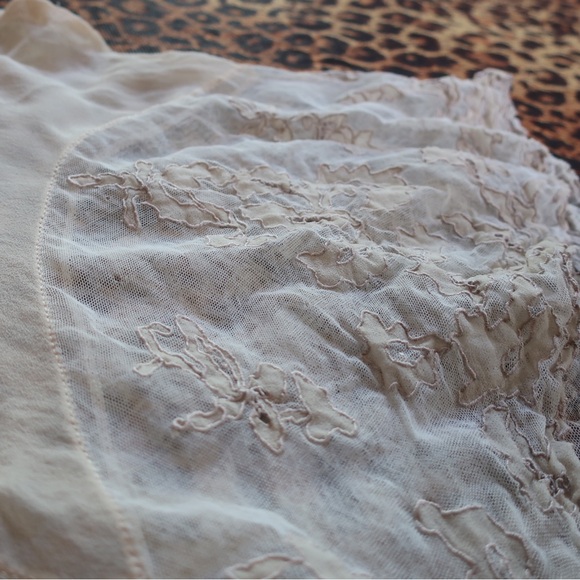 100% silk Vintage lace shorts - Picture 4 of 7